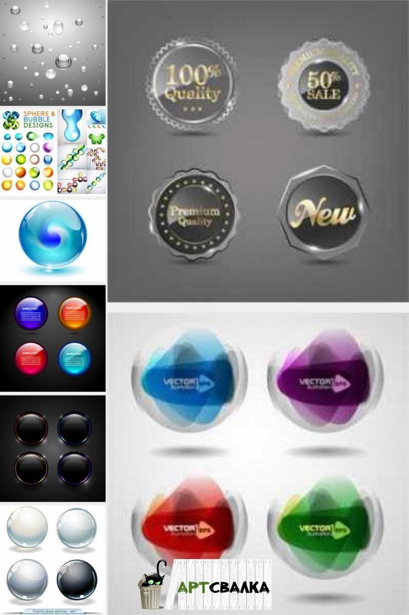 Стеклянные шары и капли | Glass balls and drops